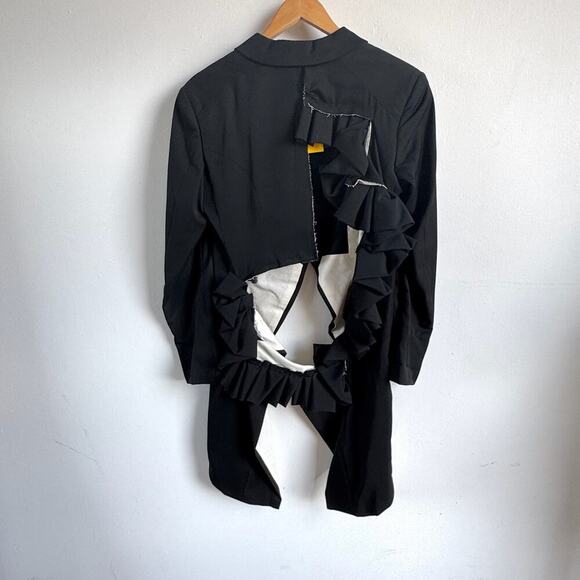 NWT COMME DES GARCONS Couture Cut-Out Deconstructed Blazer - Picture 7 of 14
